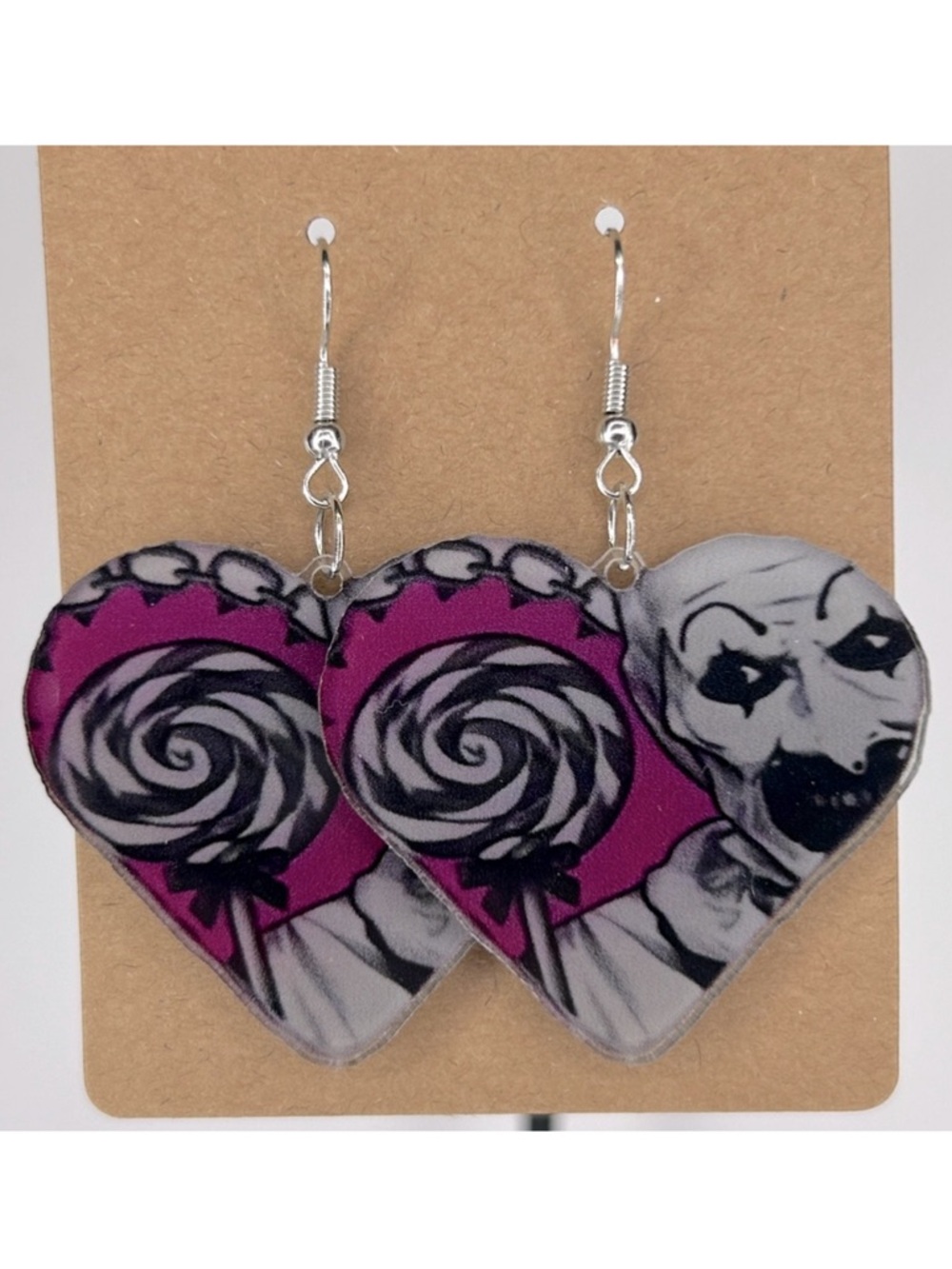 Halloween 2D Acrylic Dangle Earrings Fashion Jewelry